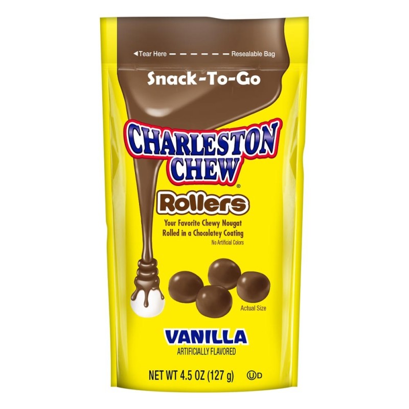 Charleston Chew Rollers Vanilla 128g - Case