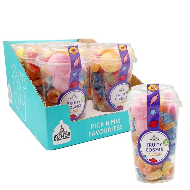 Bonds Fruity Cosmix Candy Cup 290g