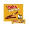 Twix Milk Chocolate Crispy Rolls Snack Bar 5 Pack Multipack 112.5g