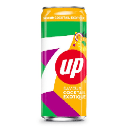 7up Exotique Cocktail Slim Can (24 x 330ml)