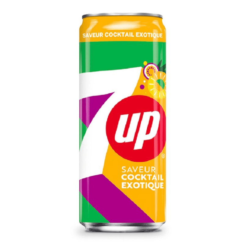 7up Exotique Cocktail Slim Can (24 x 330ml)