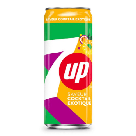 7up Exotique Cocktail Slim Can (24 x 330ml)